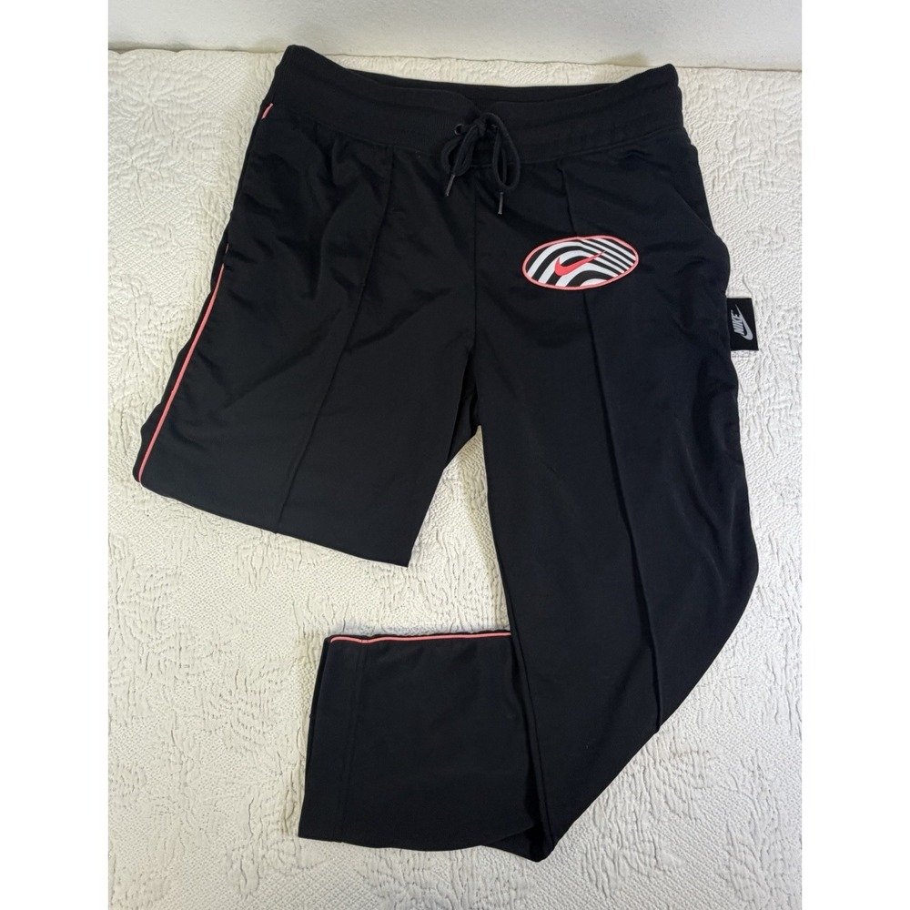 Nike Sportswear Air Max Heritage Zebra Logo Track Pants - Women's Medium Pleated